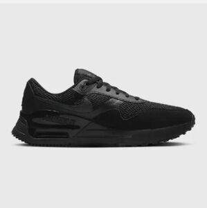 Nike Air Max Black Shoes 5Y or 6.5 womens Nike Air Max System 'Triple Black'